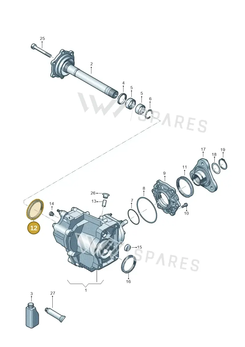 0CQ525596A — Audi A3 Sportback (2019-2021) diagram 409053031, position 12