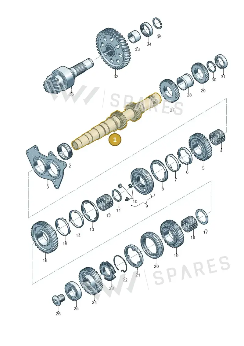 0CS307215L — Audi A4 (2015-2025) diagram 798311350, position 1