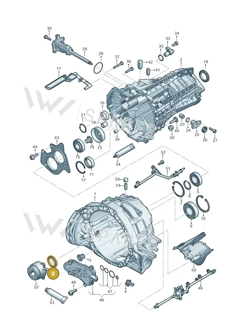 0CS311113A — Audi Q5 (2016-2020) diagram 849301450, position 8