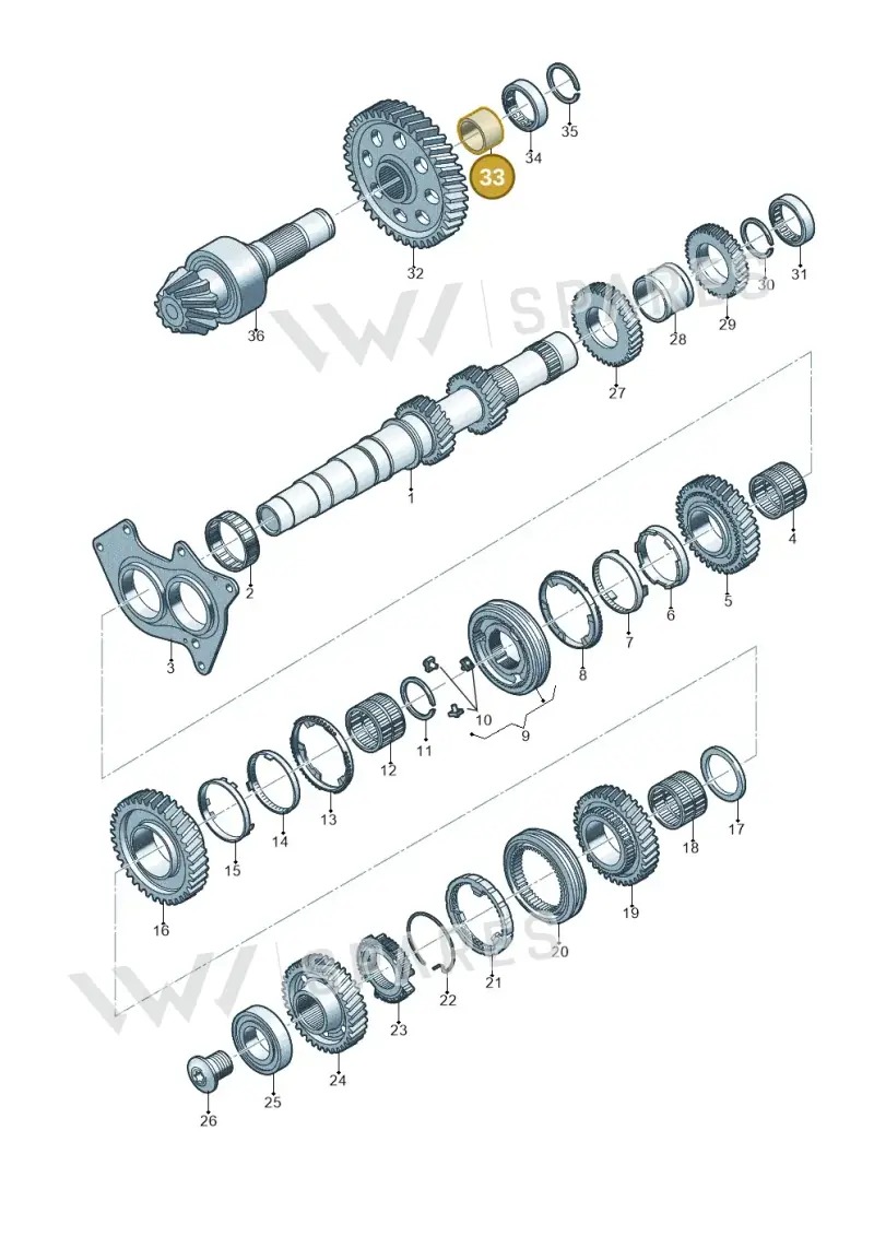 0CS311126A — Audi Q5 (2016-2020) diagram 798311350, position 33