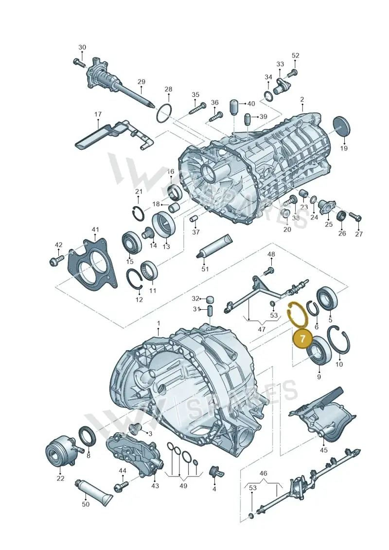 0CS311187A — Audi Q5 (2016-2020) diagram 897301300, position 7