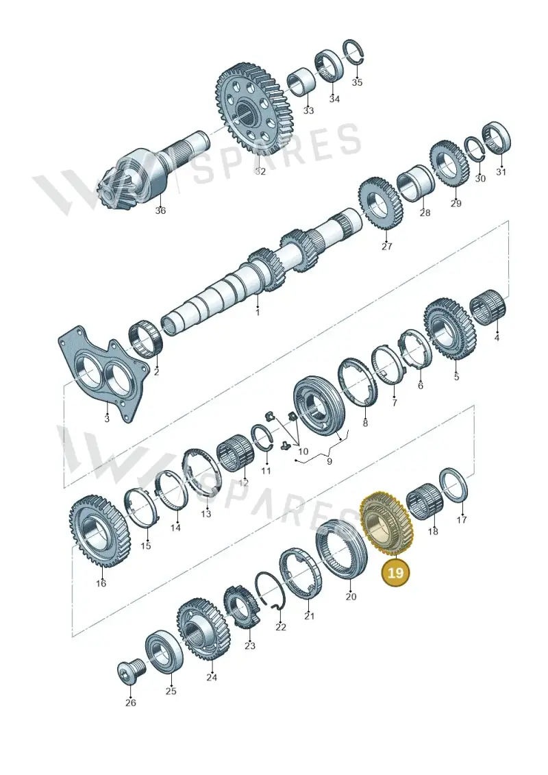 0CS311217C — Audi Q5 (2016-2020) diagram 798311350, position 19