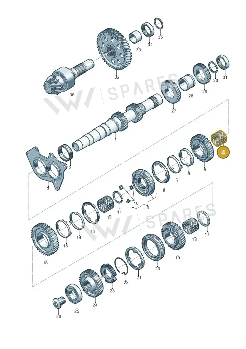 0CS311229A — Audi Q5 (2016-2020) diagram 798311350, position 4