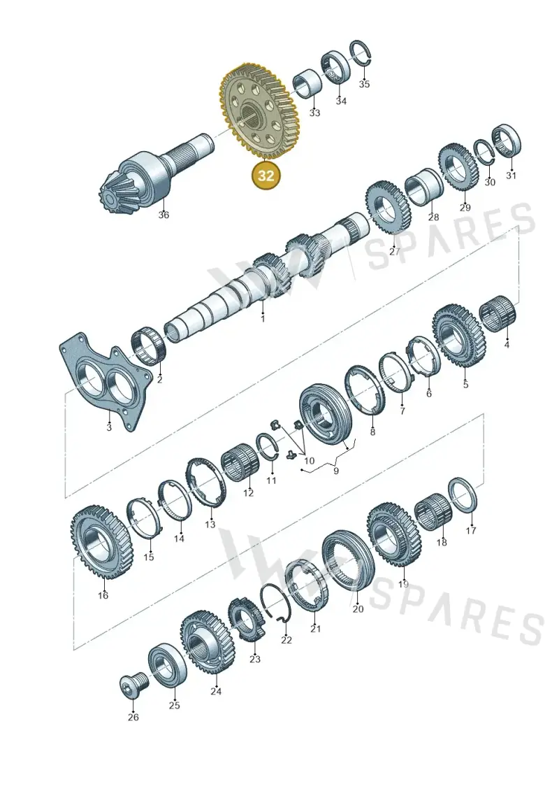 0CS311347J — Audi Q5 (2016-2020) diagram 798311350, position 32