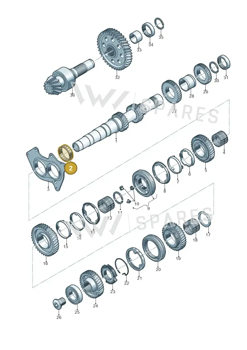 0CS311371B — Audi Q5 (2016-2020) diagram 798311350, position 2