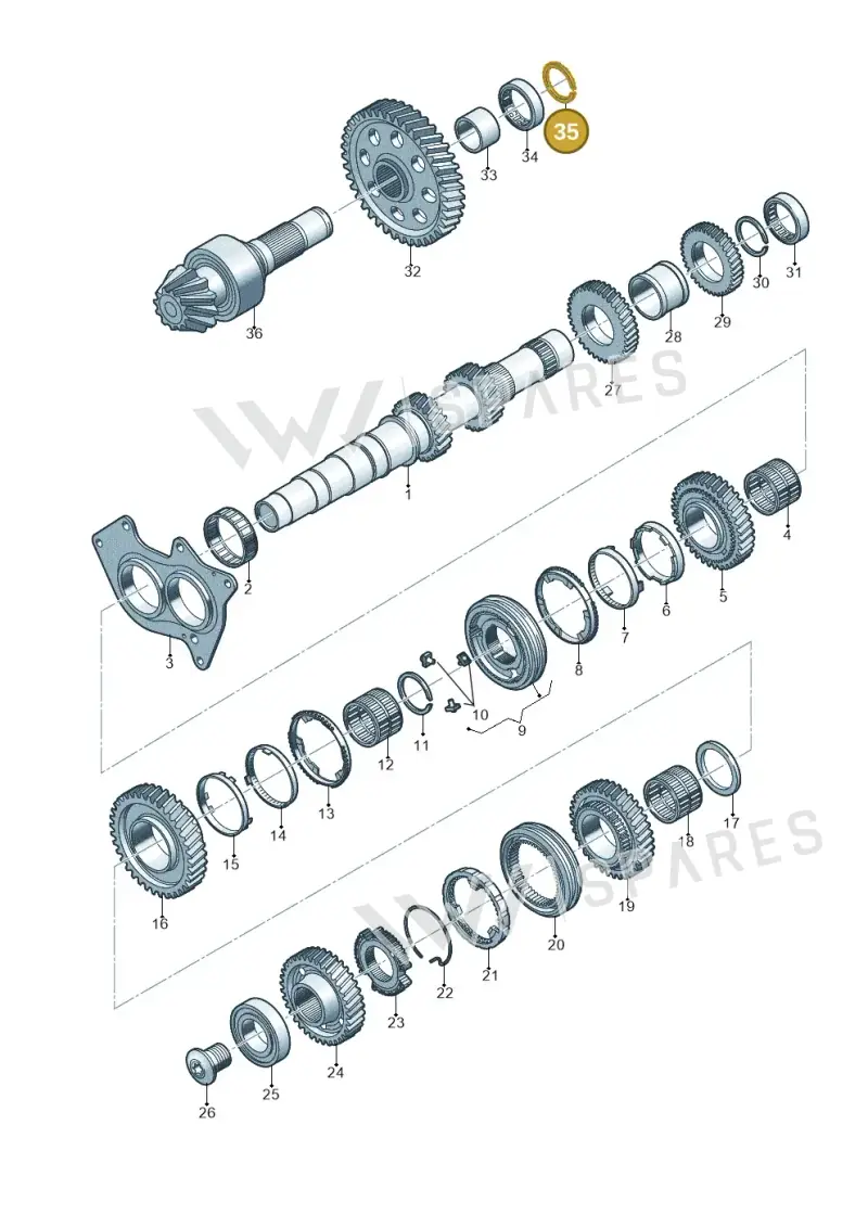 0CS311381A — Audi Q5 (2016-2020) diagram 798311350, position 35