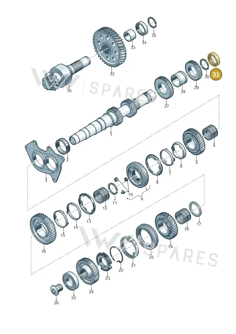 0CS311429 — Audi Q5 (2016-2020) diagram 798311350, position 31