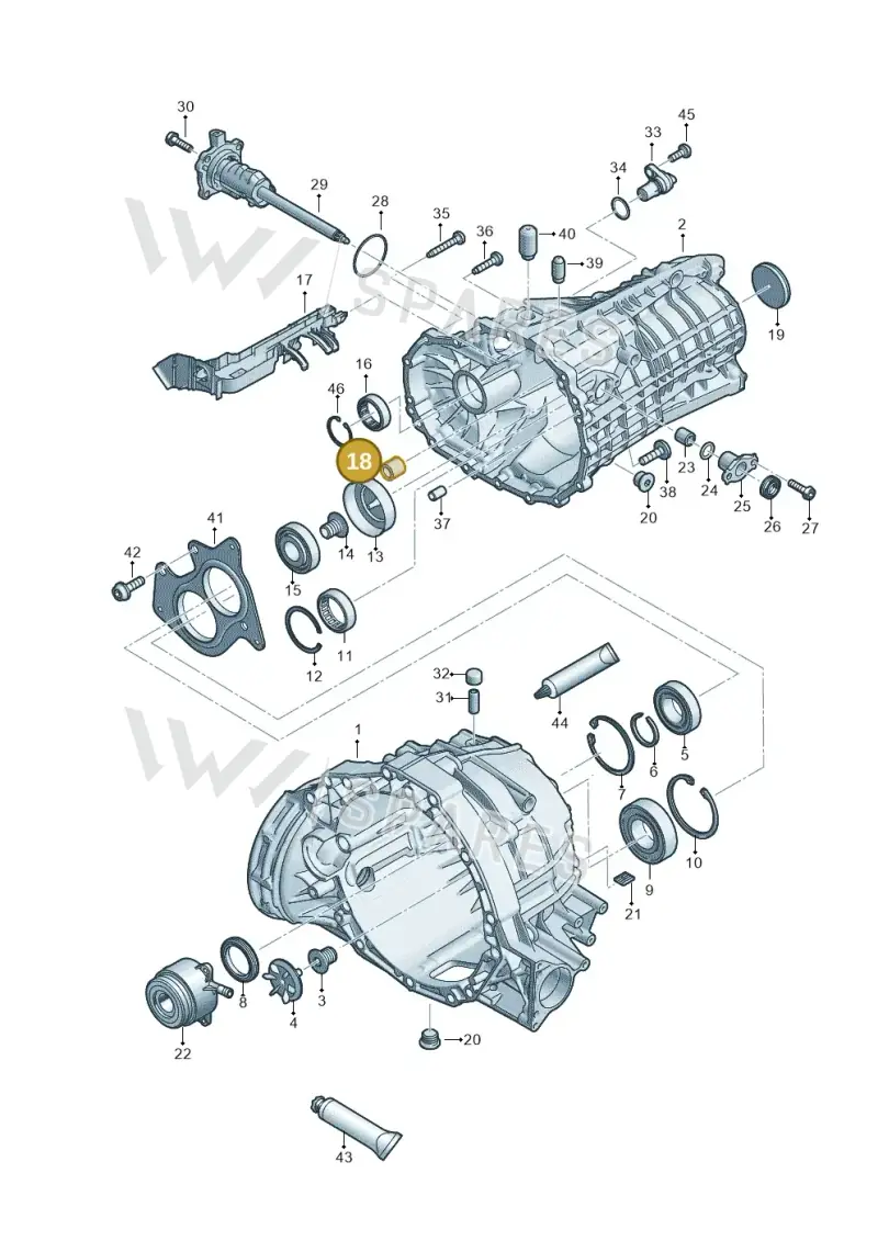0CS311572 — Audi A4 2.0 (2015-2019) diagram 798301310, position 18