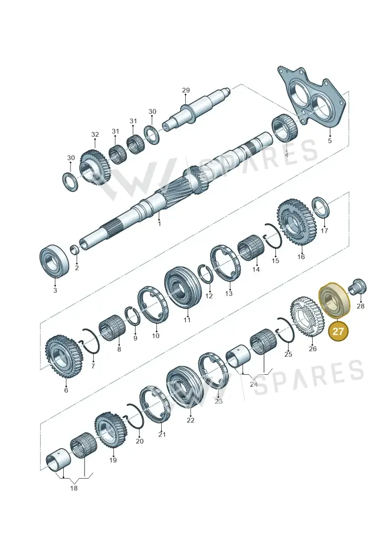 0CS311733B — Audi Q5 (2016-2020) diagram 798311300, position 27