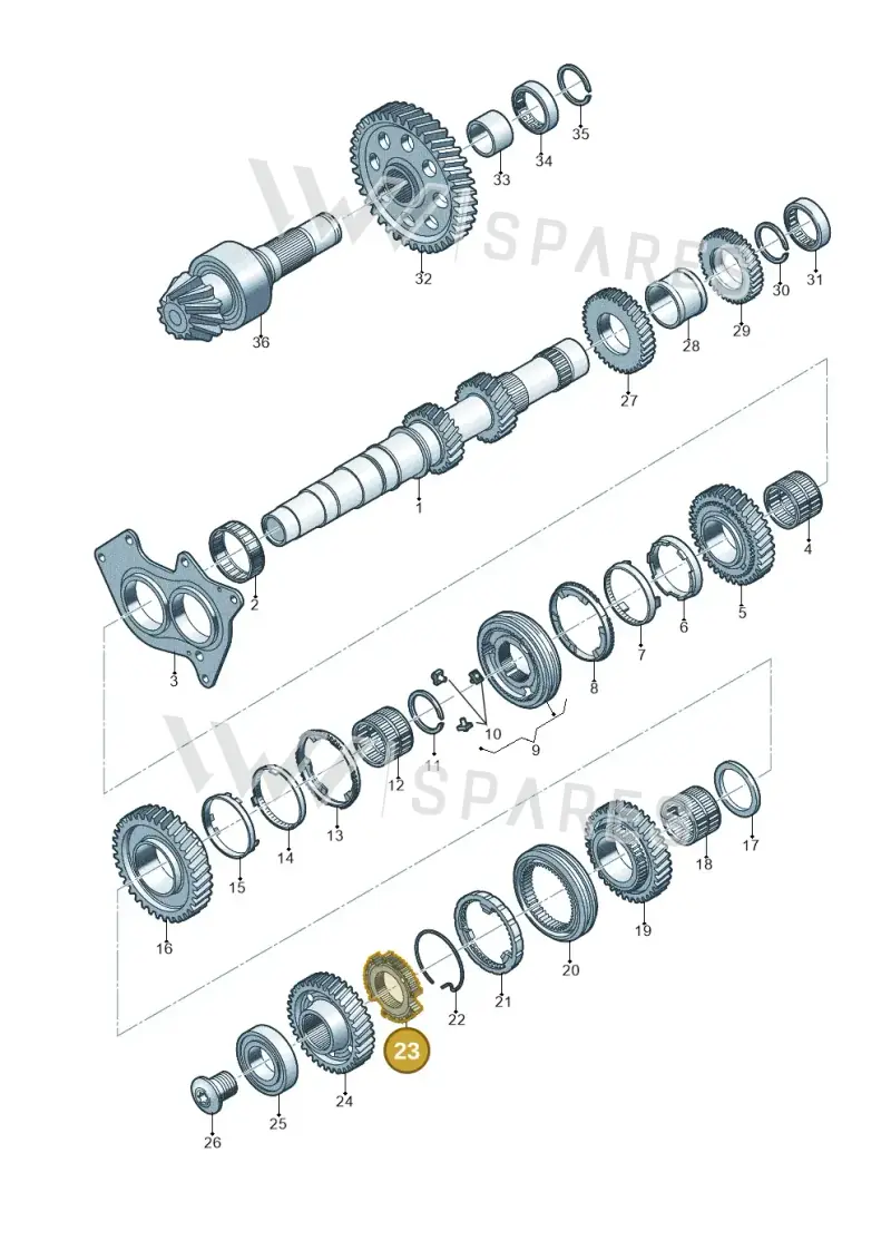 0CS311762A — Audi Q5 (2016-2020) diagram 798311350, position 23