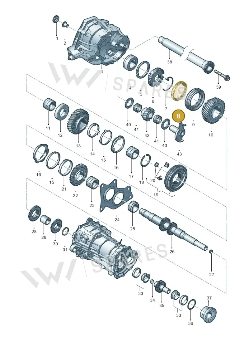 0CS311763A — Audi Q5 qu. 2.0 TDI (2012-2017) diagram 647311600, position 8