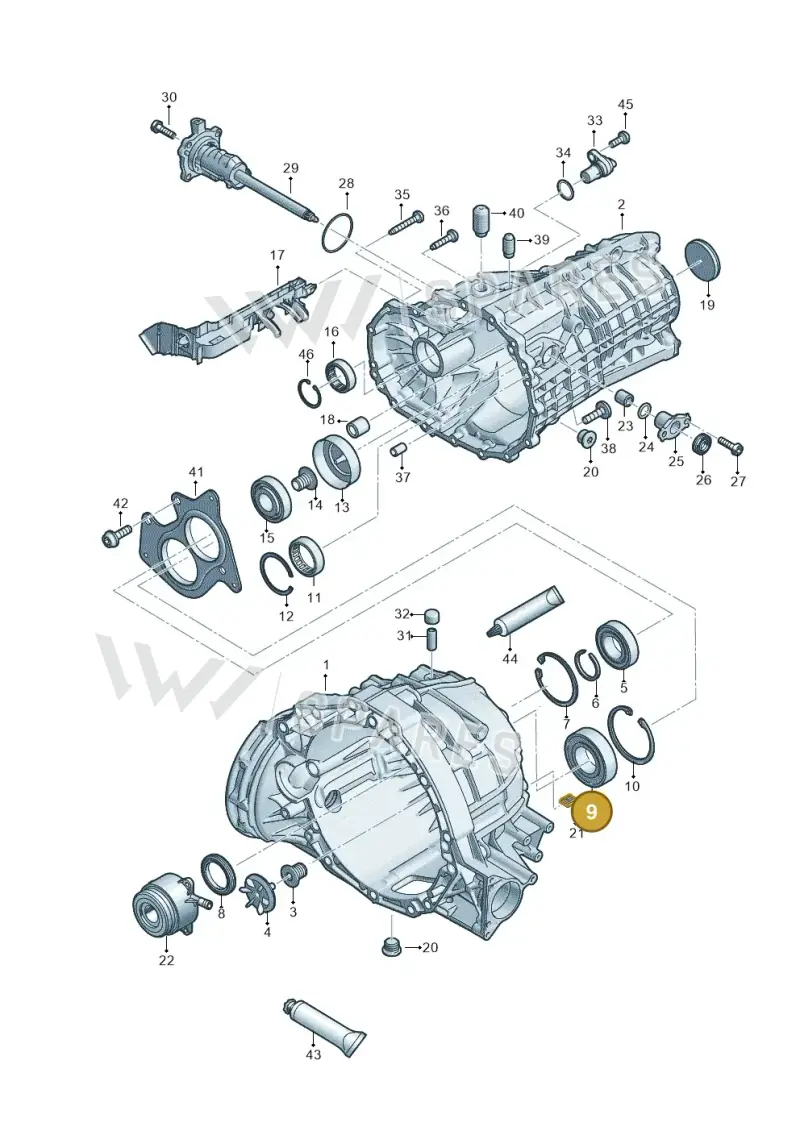 0CS311966C — Audi A4 2.0 (2015-2019) diagram 798301310, position 9