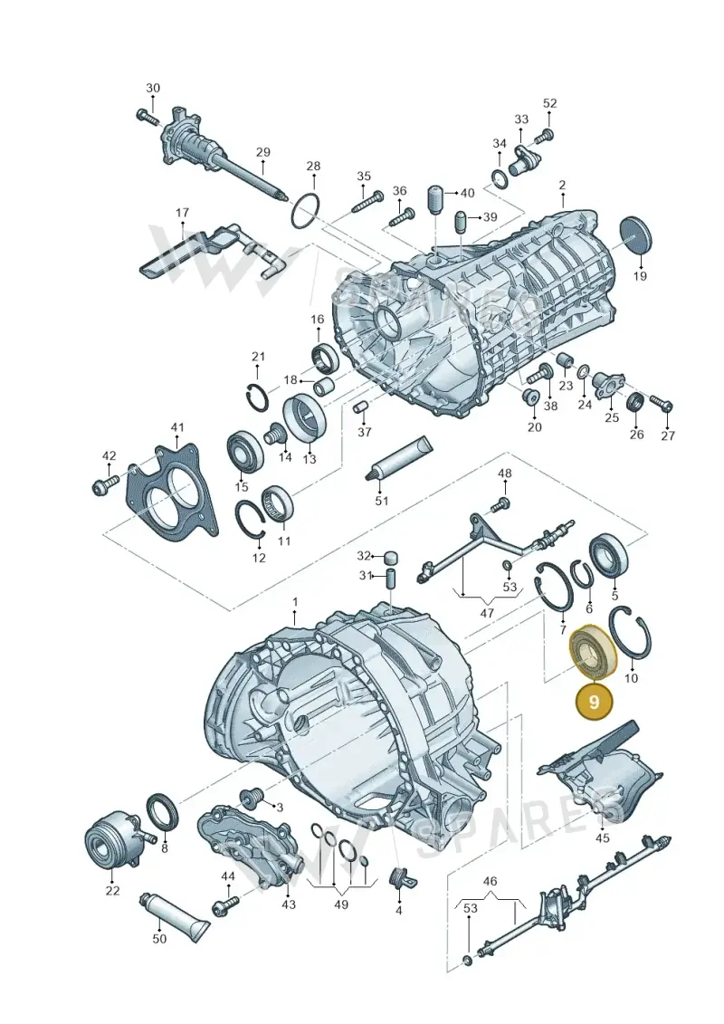 0CS311966C — Audi Q5 (2016-2020) diagram 897301300, position 9