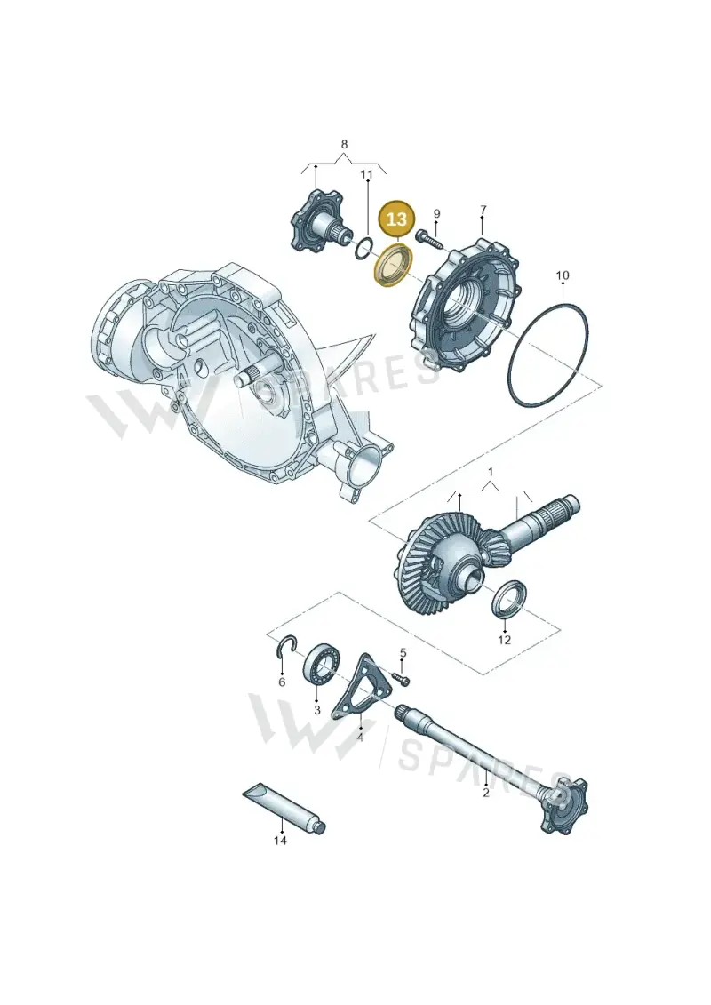 0CS409400 — Audi A6 2.0 (2018-) diagram 717409560, position 13