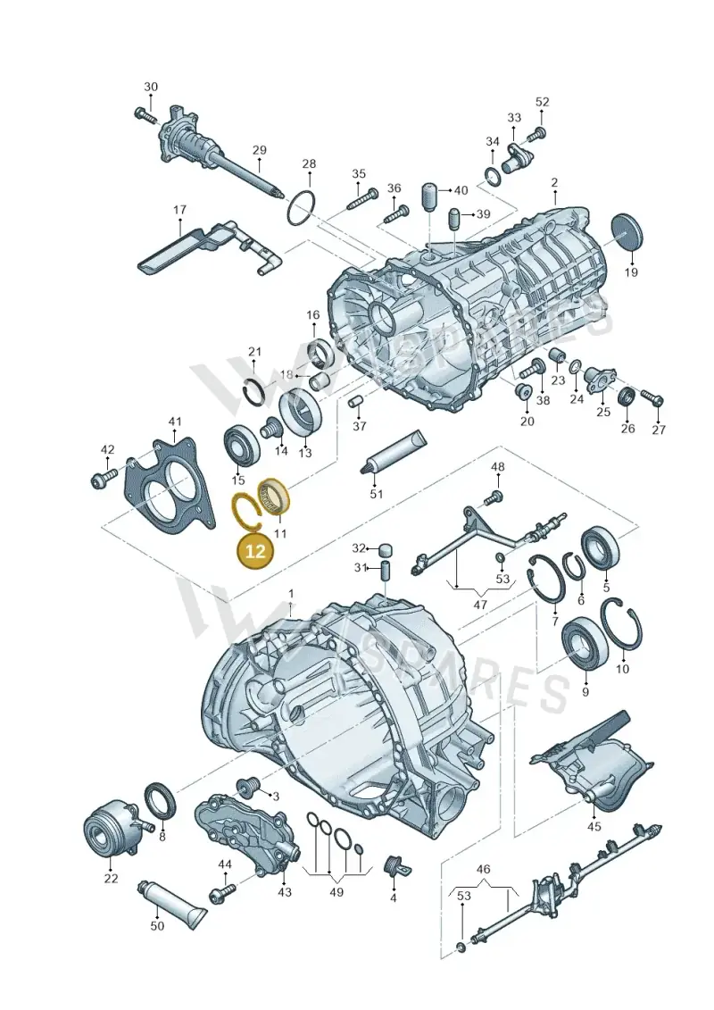 0CV311344 — Audi Q5 (2016-2020) diagram 897301300, position 12