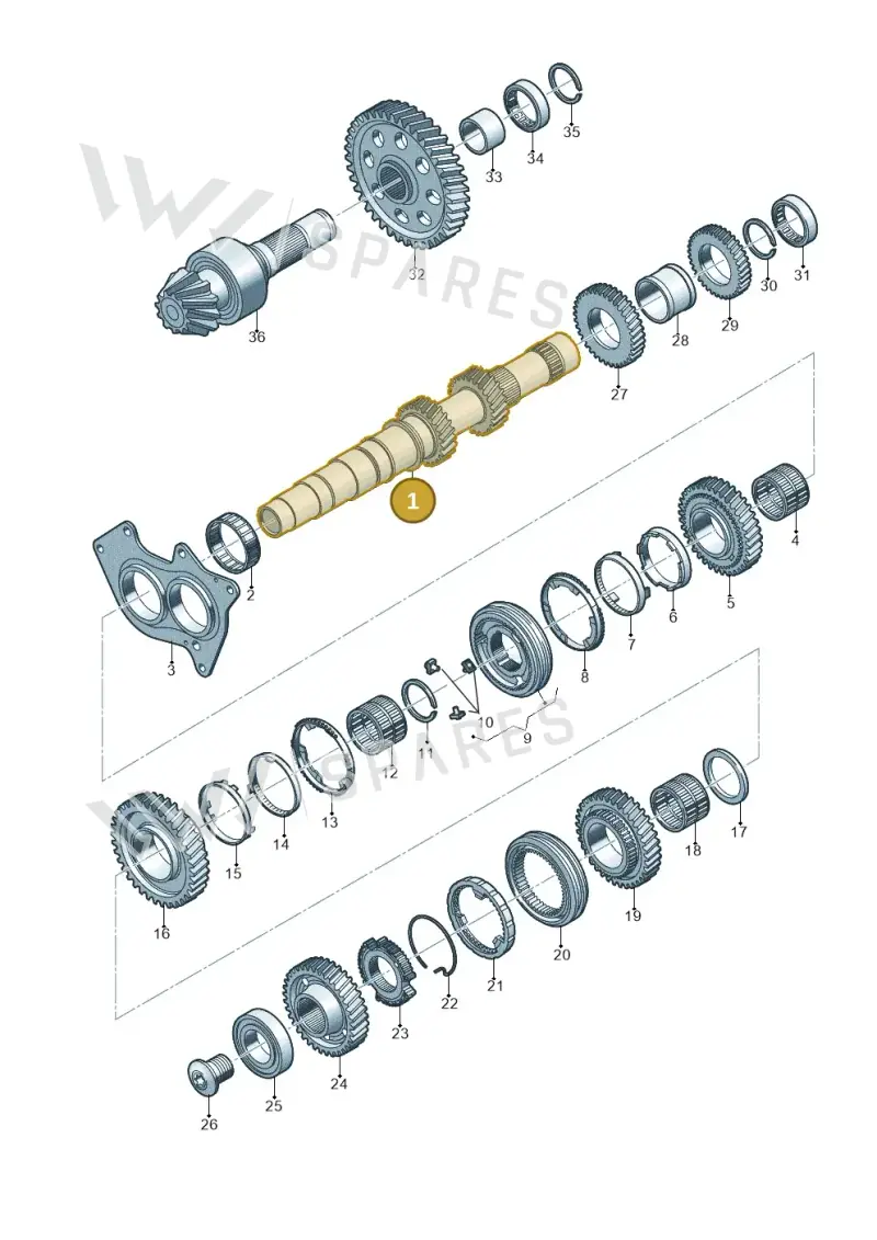 0CX307215M — Audi A4 2.0 (2015-2019) diagram 798311350, position 1