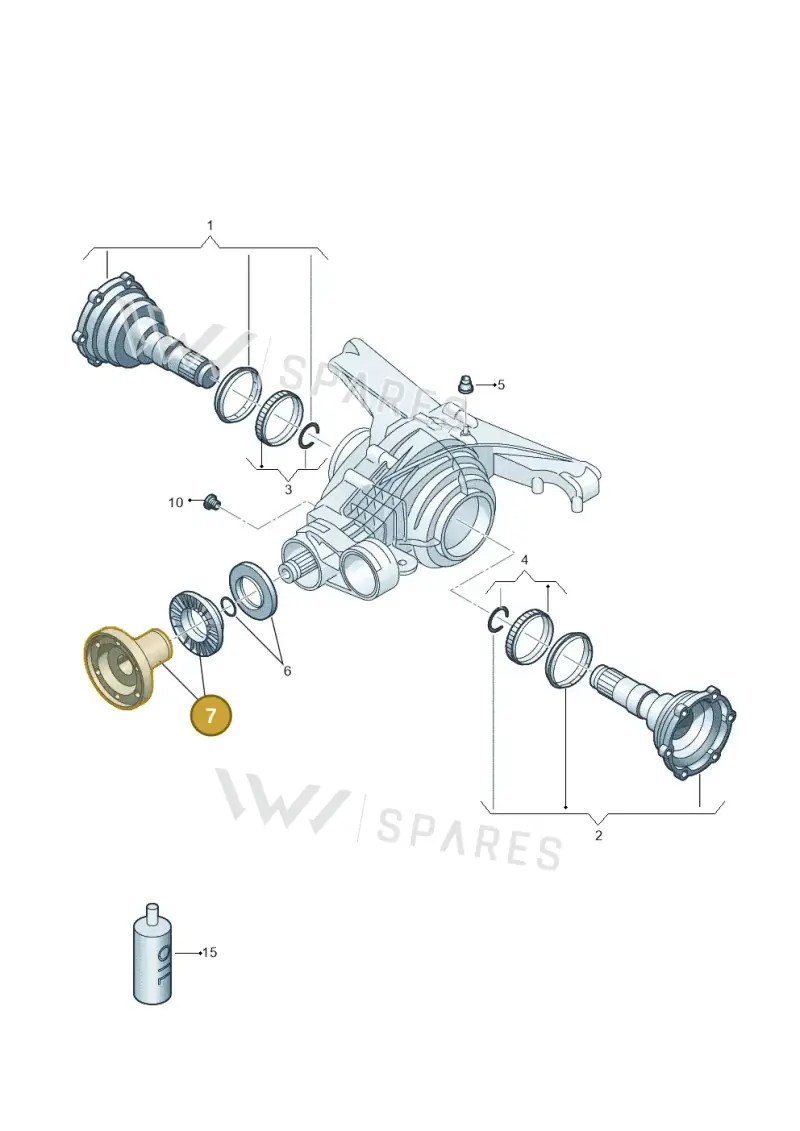 0D2598070B — Audi A8L (2017-2022) diagram 859525200, position 7