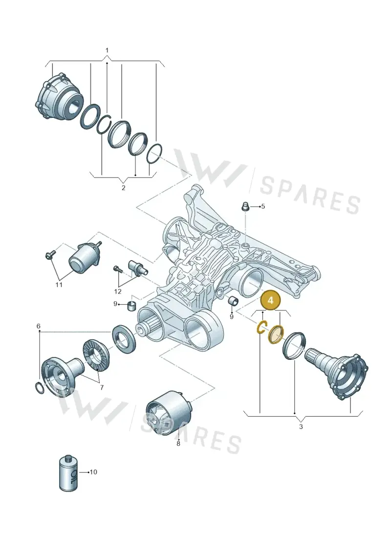 0D2598073 — Audi A5 Limo 2.0 (2024-) diagram 849525240, position 4