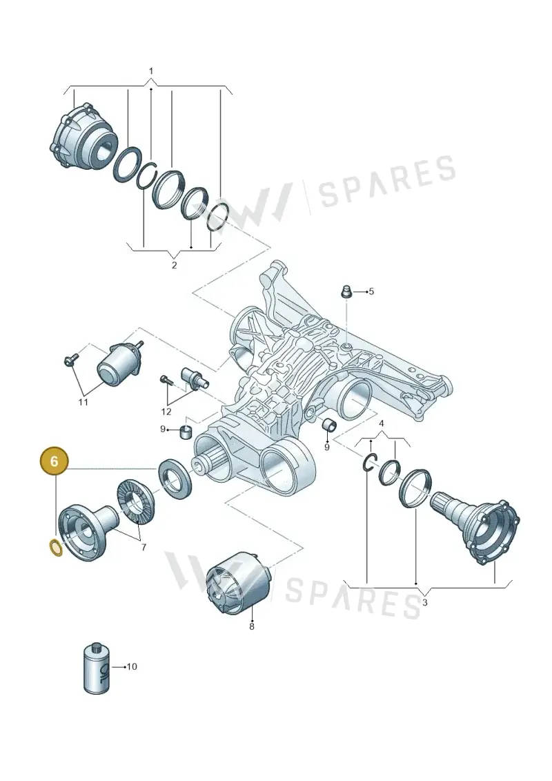 0D2598078 — Audi A5 Limo 2.0 (2024-) diagram 849525240, position 6