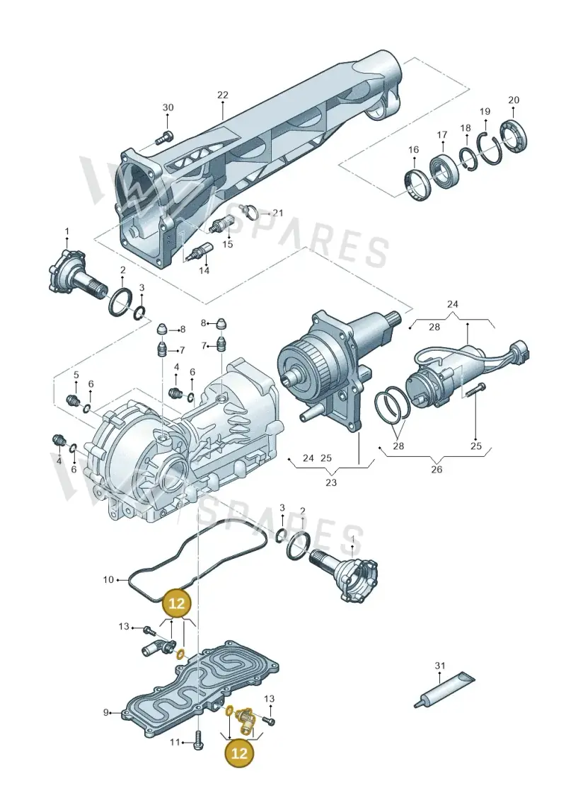 0D4409089 — Audi R8 Spyder (2015-2024) diagram 872409100, position 12