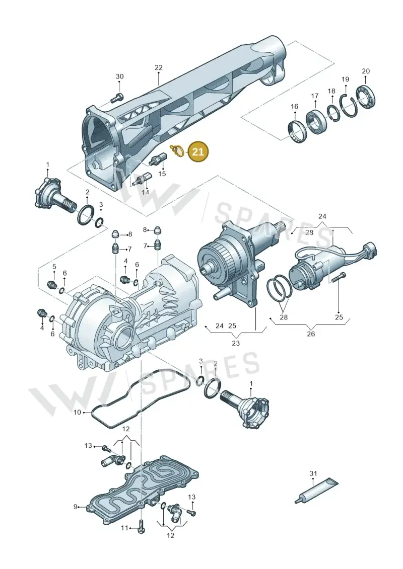 0D4409195 — Audi R8 Spyder (2015-2024) diagram 872409100, position 21