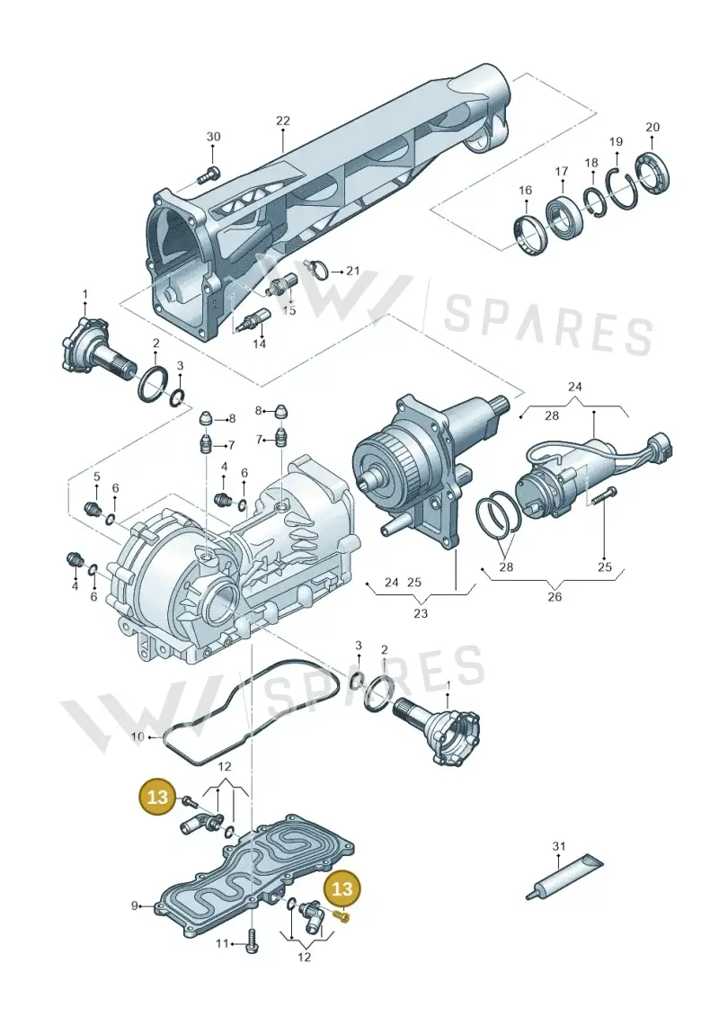 0D4598270 — Audi R8 Spyder (2015-2024) diagram 872409100, position 13