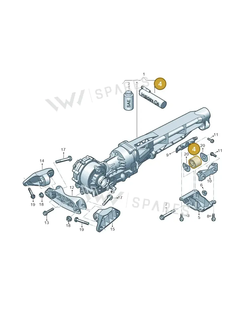 0D4599257 — Audi R8 Spyder (2015-2024) diagram 872409000, position 4
