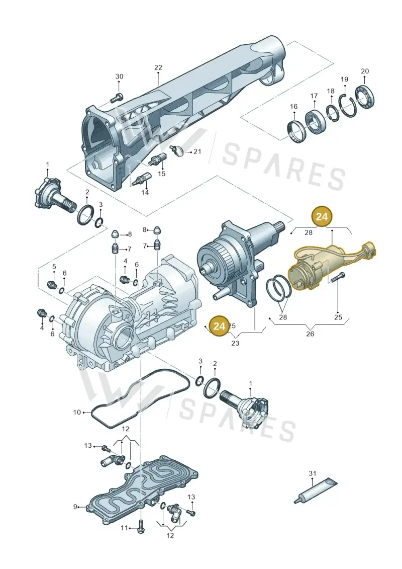 0D4906271A — Audi R8 Spyder (2015-2024) diagram 872409100, position 24