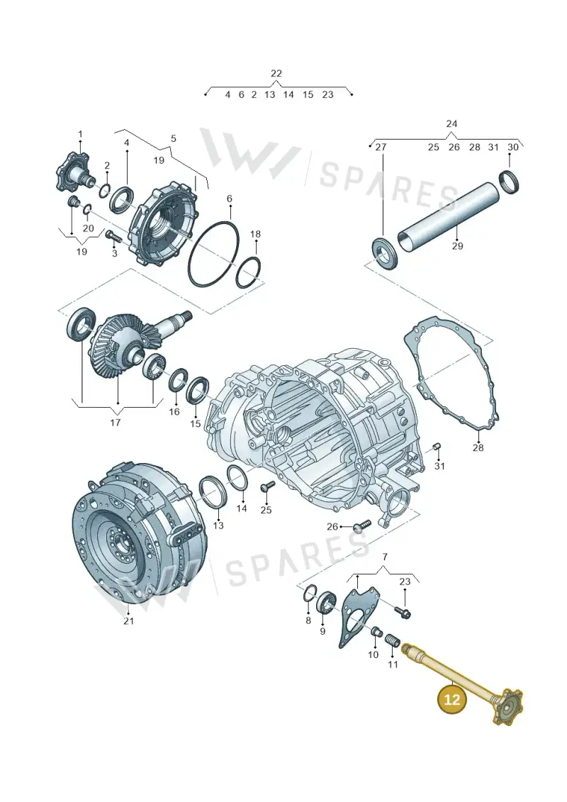 0D5409355D — Audi Q8 Quattro 3,0 (2018-) diagram 838409600, position 12