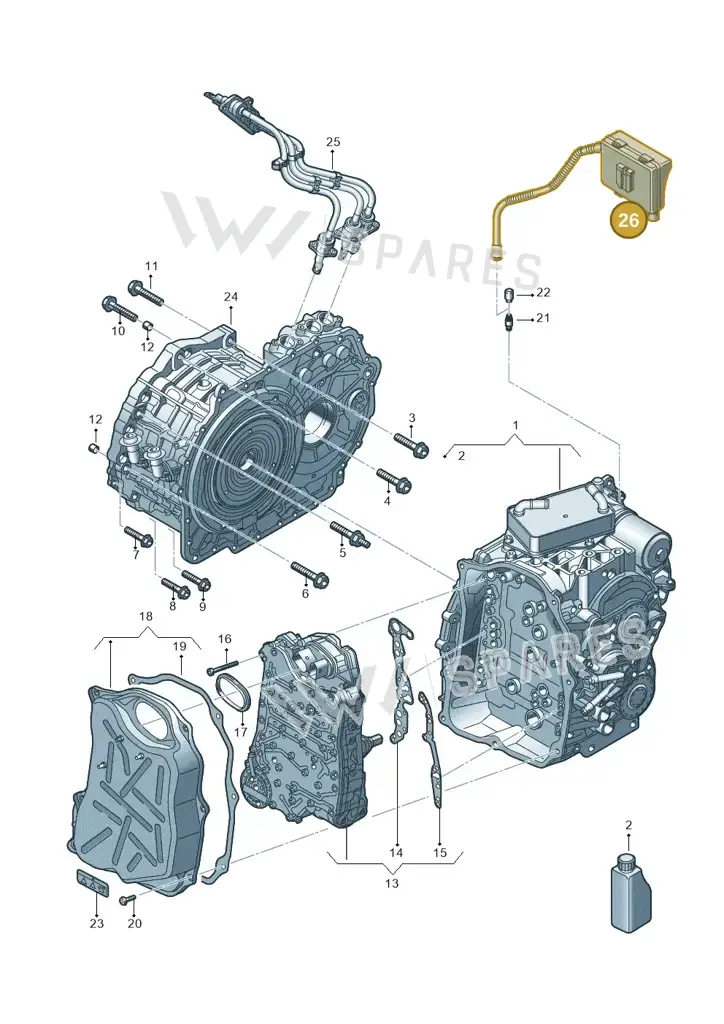 0DD301472F — Audi Q3 quattro (2018-2019) diagram 597300055, position 26