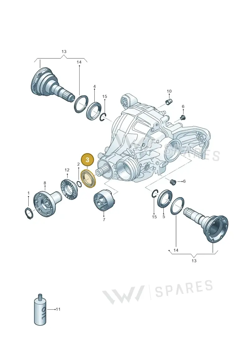 0DG525596 — Audi RS6 Avant (2019-) diagram 859525250, position 3