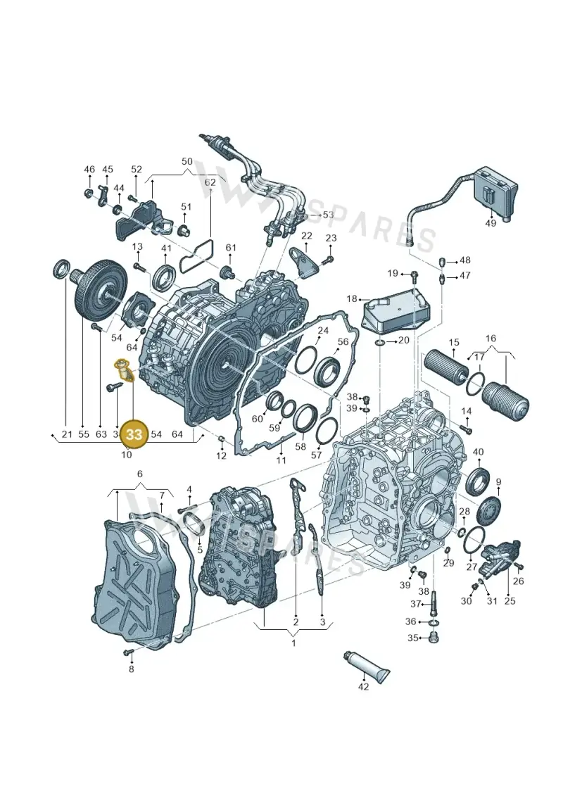 0EC121131A — Audi A3 Sportback (2016-2020) diagram 890321600, position 33