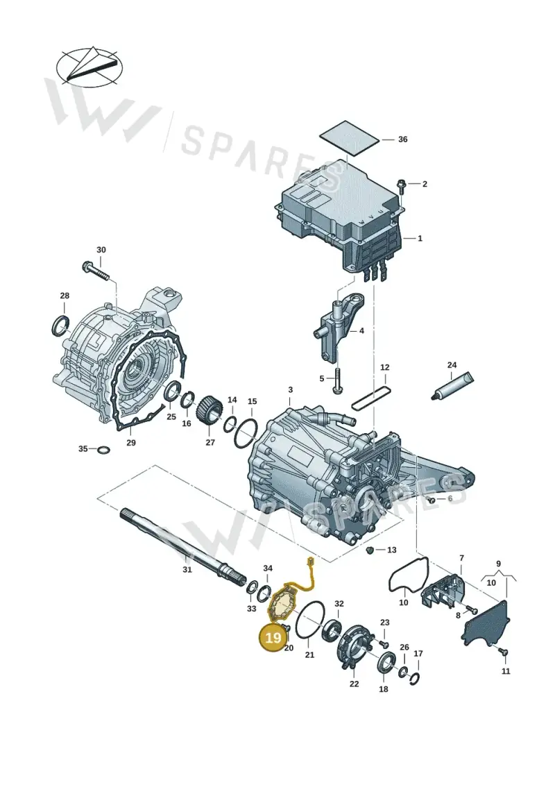 0EG906341 — Audi RS e-tron GT (2020-2025) diagram 4j1901401, position 19