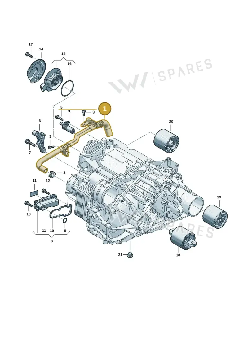0EL901045F — Audi Q6 e-tron (2023-2025) diagram f5s901100, position 1