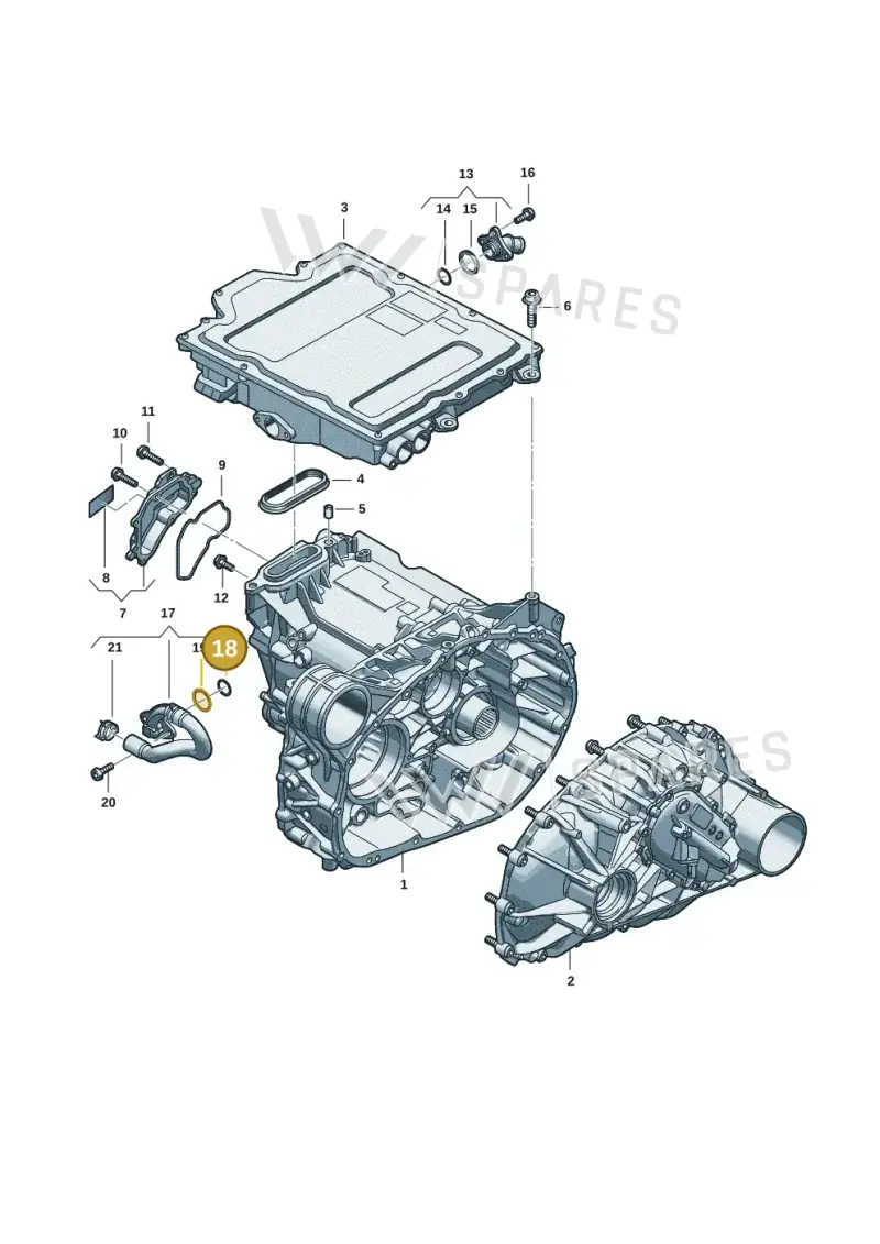 0EL901219 — Audi Q6 e-tron (2023-2025) diagram f5s901400, position 18