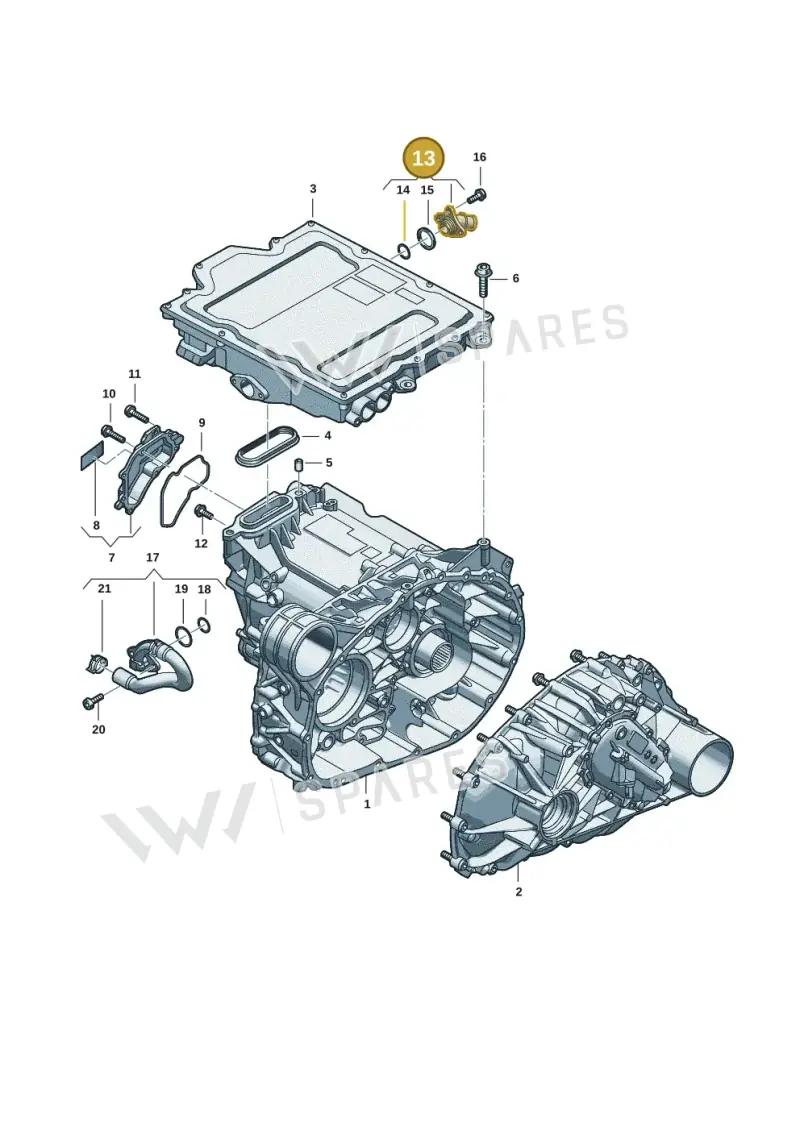 0EL901311C — Audi Q6 e-tron (2023-2025) diagram f5s901400, position 13