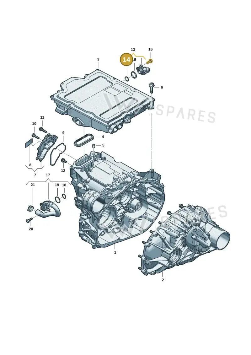 0EN901219 — Audi Q6 e-tron (2023-2025) diagram f5s901400, position 14