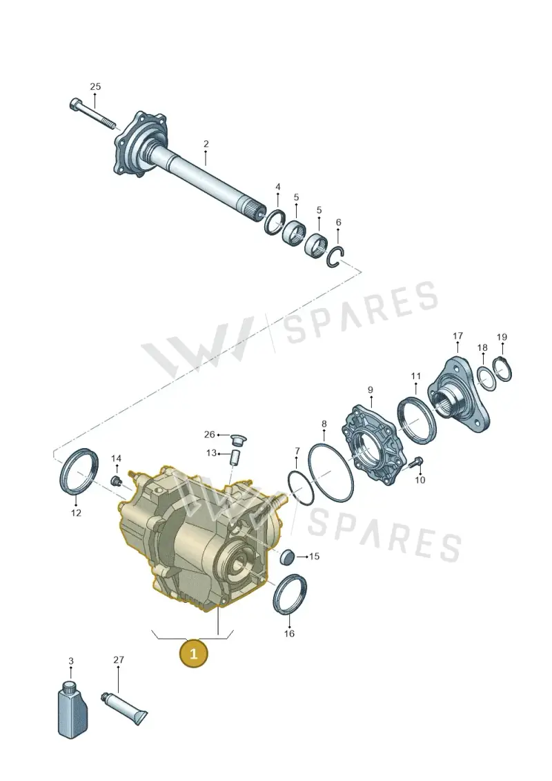 0FN409053C — Audi A3 Sportback (2019-2021) diagram 409053031, position 1