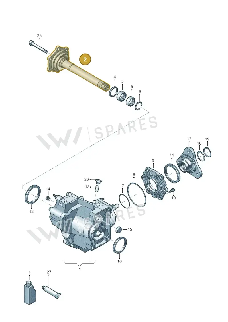 0FN409356A — Audi A3 Sportback (2019-2021) diagram 409053031, position 2