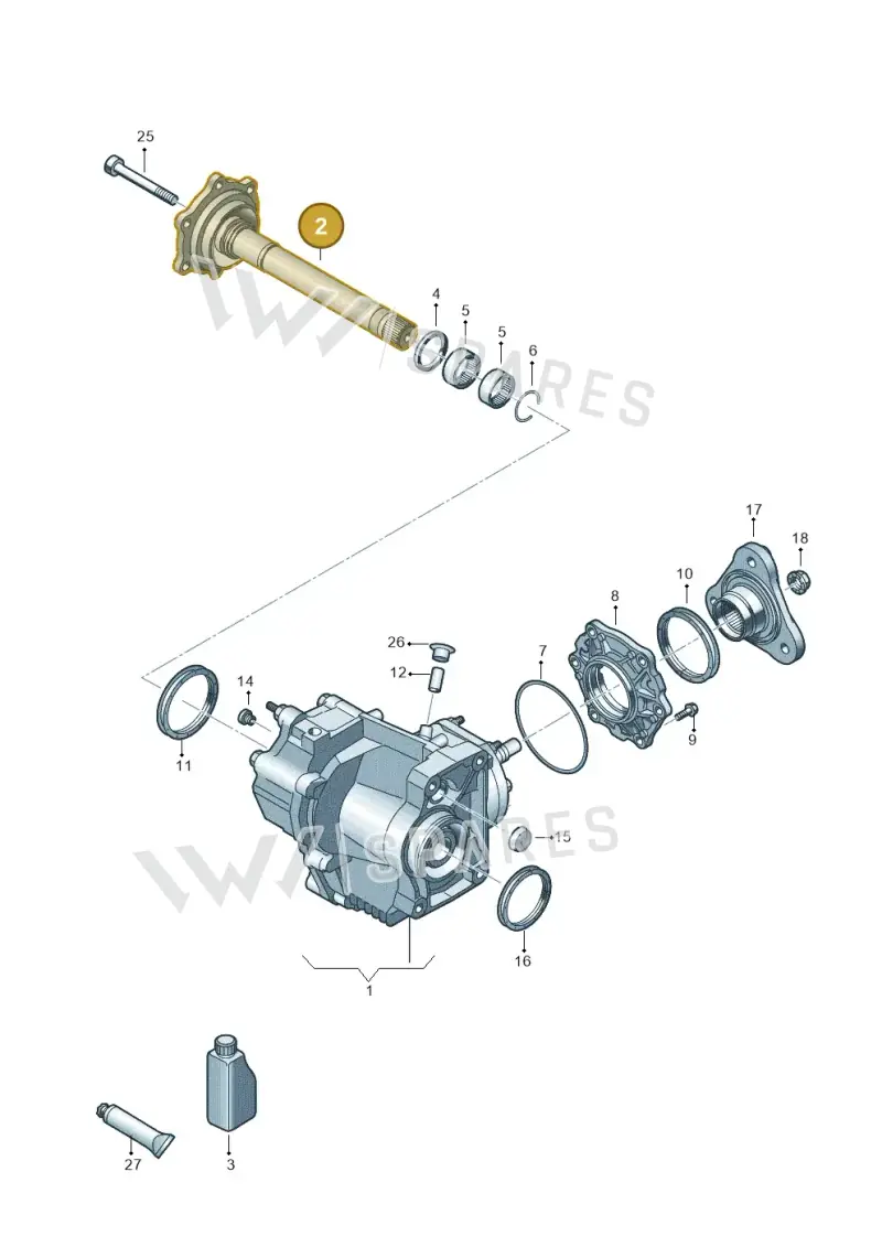 0FN409356A — Audi Q3 quattro (2018-2019) diagram 409053041, position 2