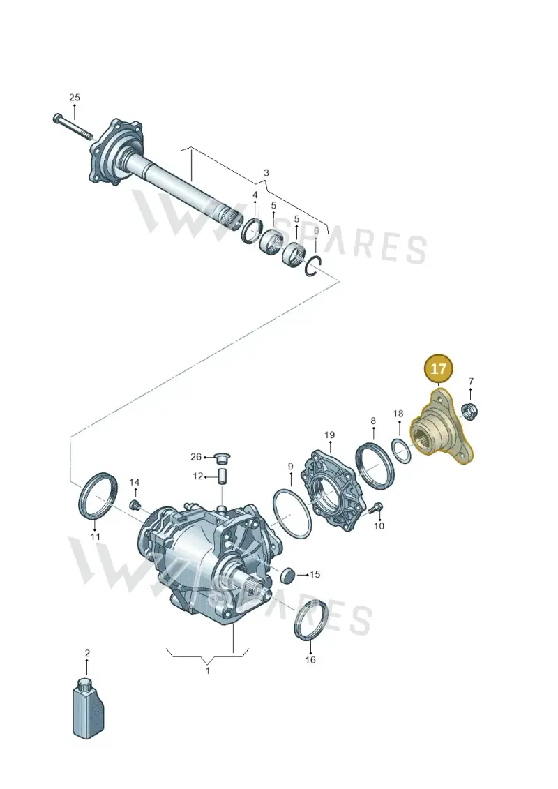0FV409273A — Audi Q3 quattro (2018-2019) diagram 884409103, position 17