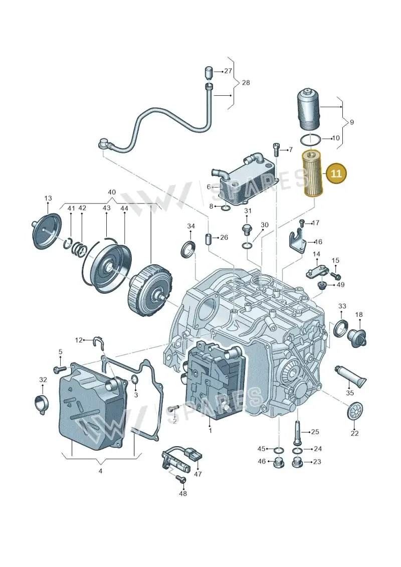 0GC325183D — Audi RSQ3 Sportback (2019-2024) diagram 793321800, position 11