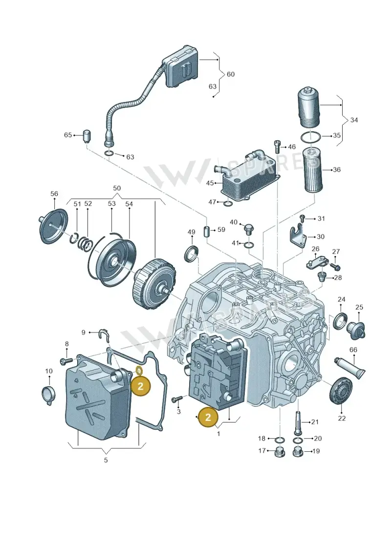 0GC927377 — Audi Q3 quattro (2018-2019) diagram 793321780, position 2