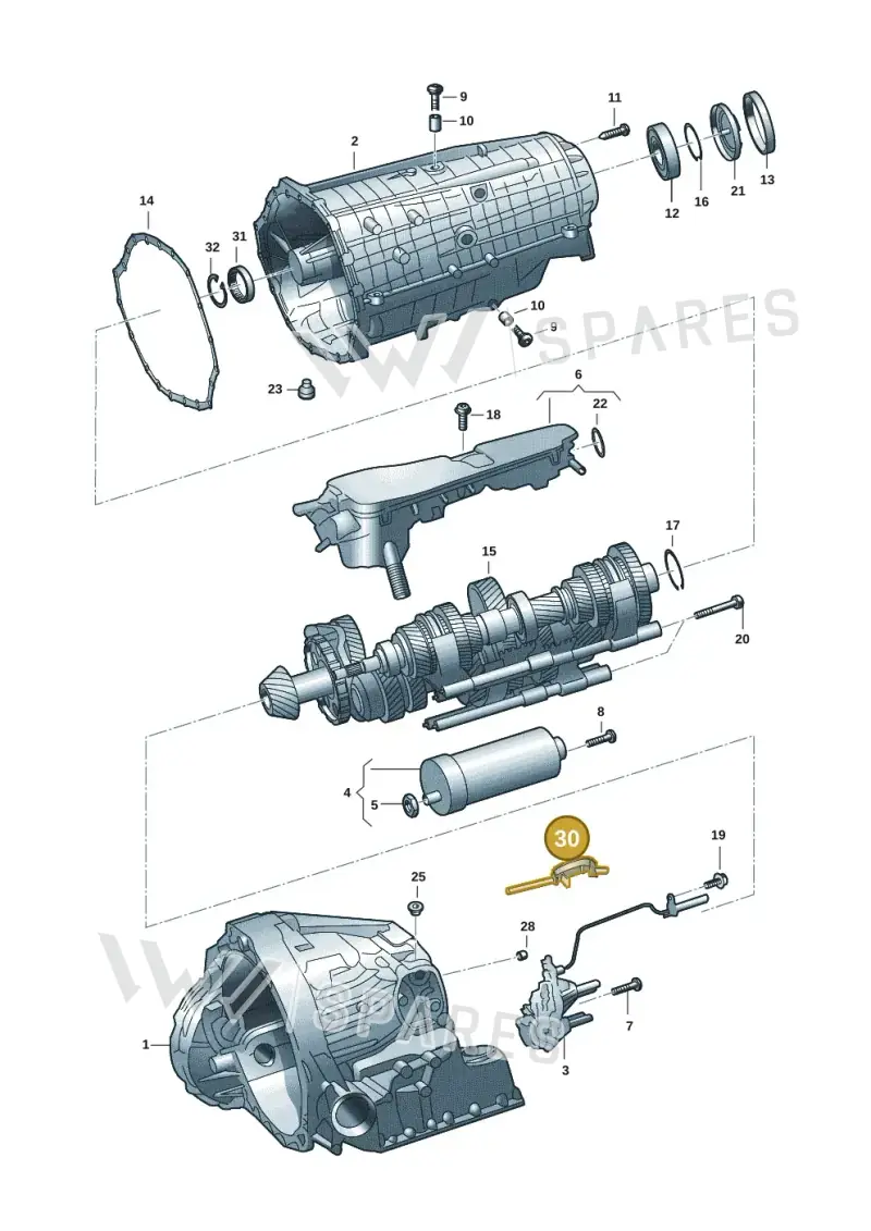 0HL301130 — Audi A5 Limo 2.0 (2024-) diagram 798325811, position 30