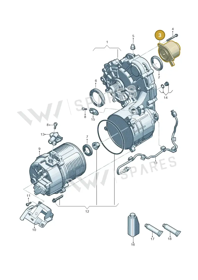 0KA927353 — Audi A5 Limousine (2024-2025) diagram 8wk901000, position 3