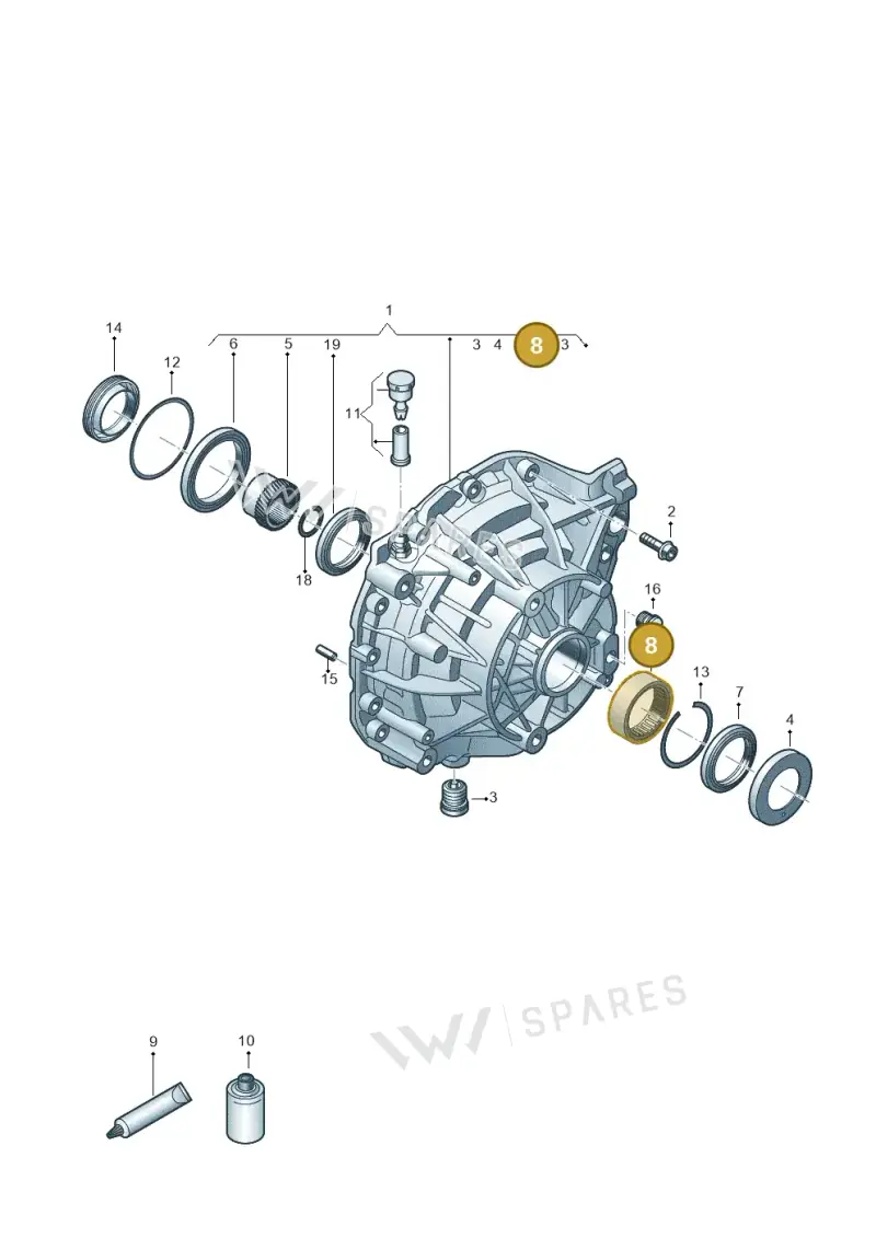 0MB311373 — Audi Q8 e-tron (2018-2020) diagram 586500000, position 8
