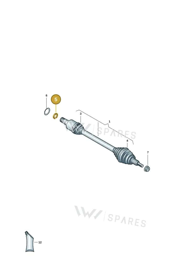0ME311520 — Audi RS e-tron GT (2020-2020) diagram 4j1501000, position 5