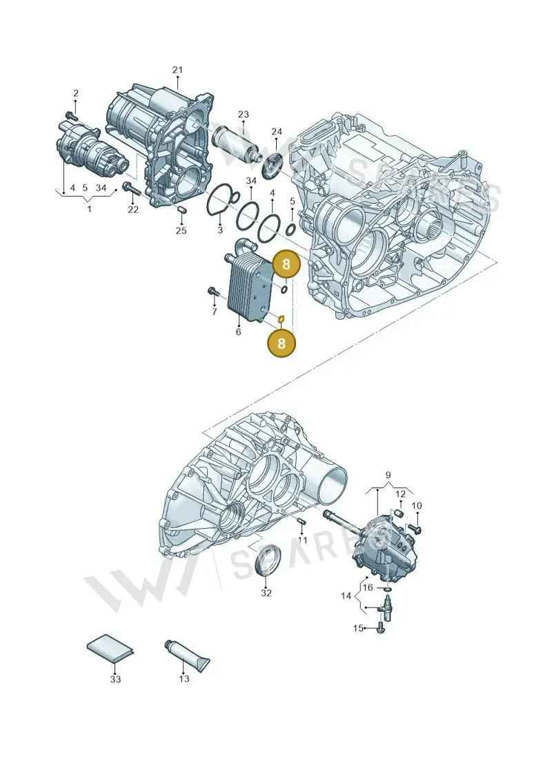 0ML301164A — Audi Q6 e-tron (2023-2025) diagram f5s300151, position 8