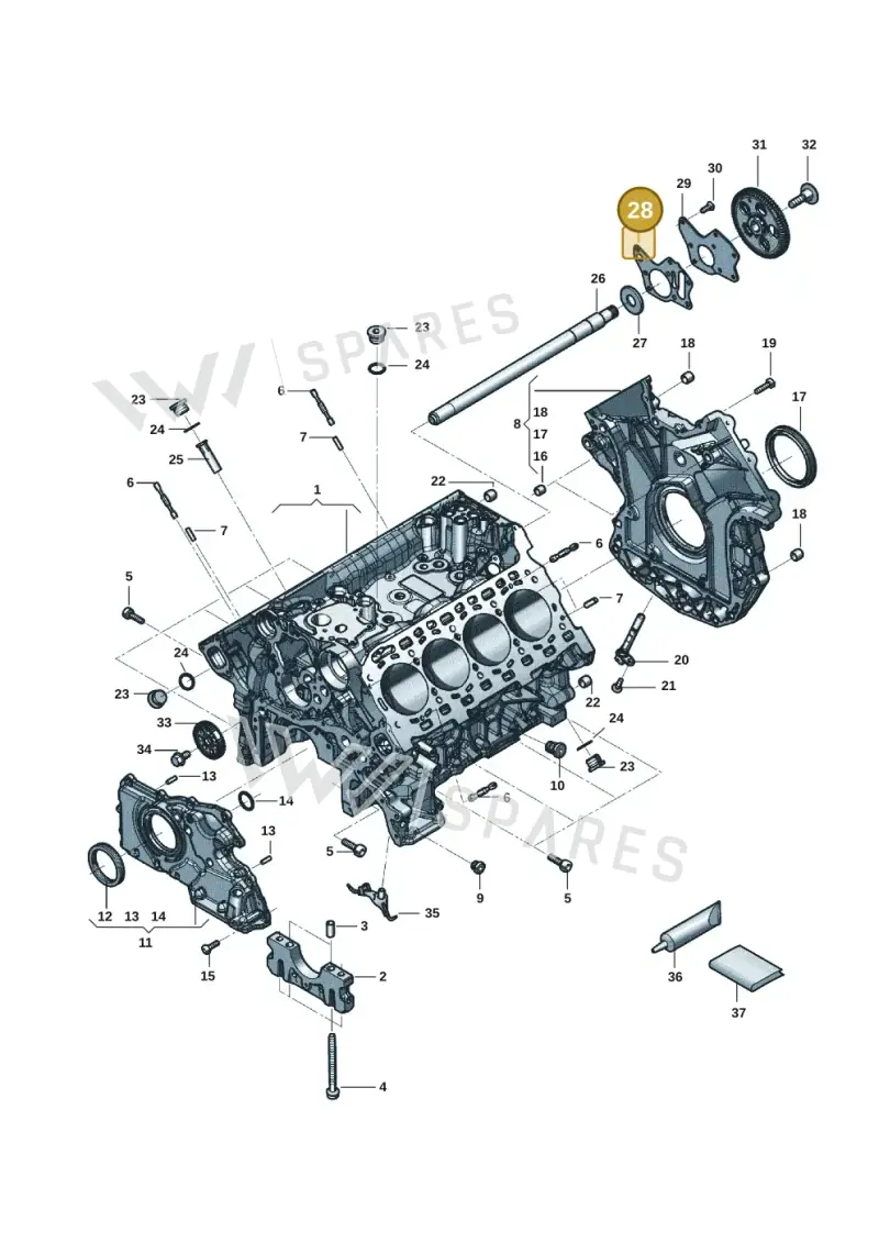 0P2103147 — Audi RS6 Avant (2019-) diagram 819103051, position 28