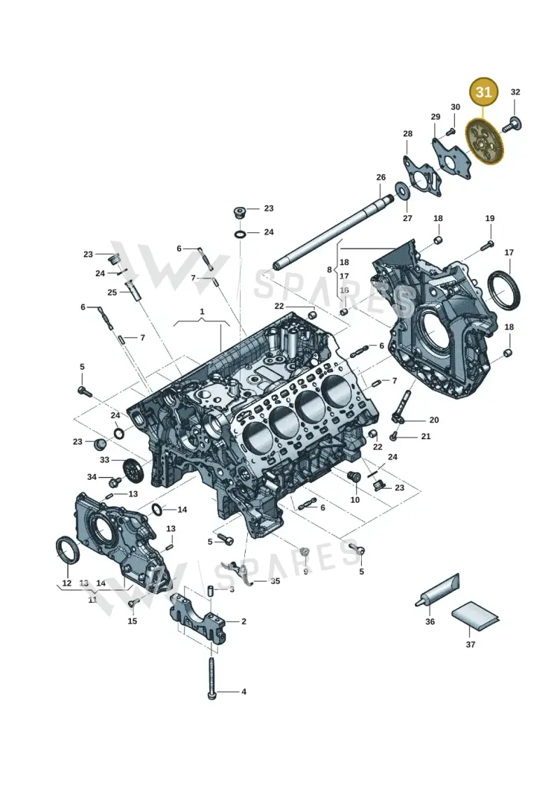 0P2103293G — Audi RS6 Avant (2019-) diagram 819103051, position 31